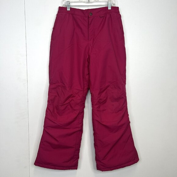 Lands End Kids Pink Girls Grow A Longs Snow Ski Snowboarding Pants Size 12 - Picture 1 of 4